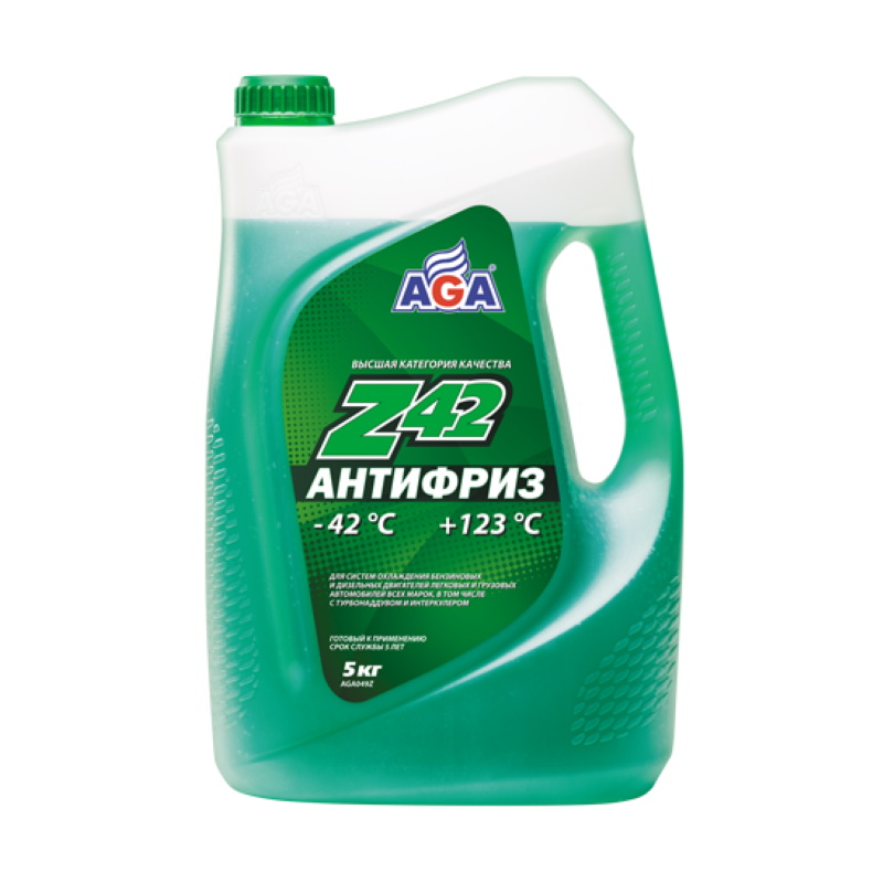 Рейтинг охлаждающих жидкостей. Антифриз Aga z42. Aga049z Aga Aga Antifreeze Aga-z42, Premix. Антифриз Aga z42 5 кг зеленый. Антифриз Aga зеленый g11 5кг.