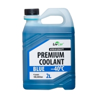 LIVCAR Premium Coolant Blue (Голубой) -40°С, 2л LCA40002B